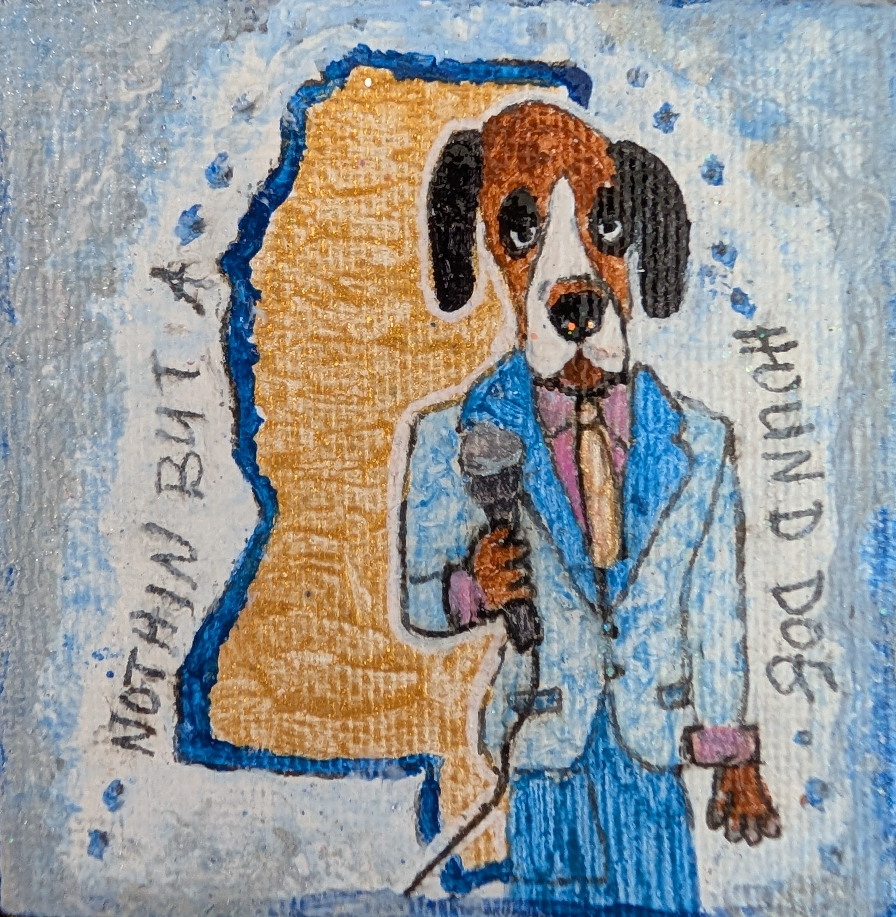 Hound Dog 3 magnet